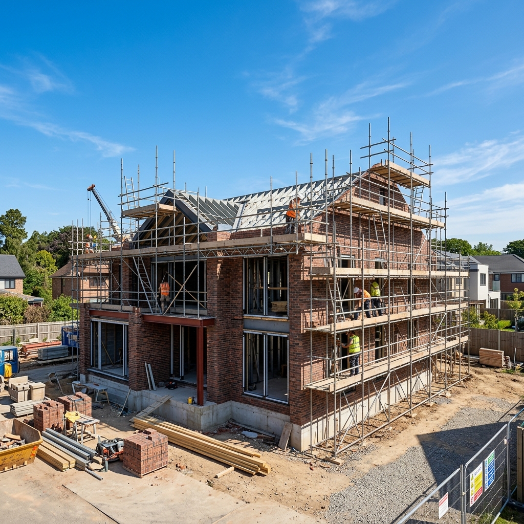 New build construction visual